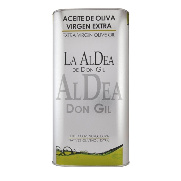 can of 5 litre olive oil from the village of don gil