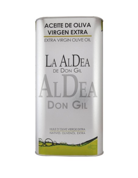 can of 5 litre olive oil from the village of don gil