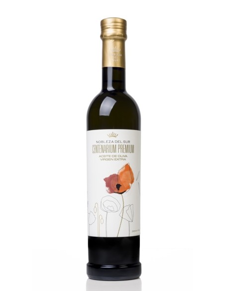 huile d'olive  nobleza del sur centenarium premium bouteille en verre 500 ml