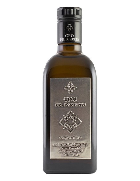 Oro del Desierto Coupage - Quadratische Glasflasche 500 ml.