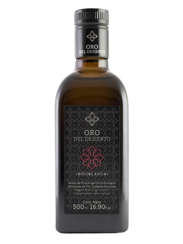 Oro del Desierto Hojiblanca Squared glass bottle 500 ml. - Oliva Oliva