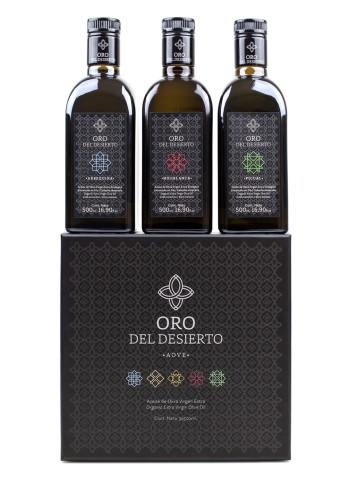 Oro del Desierto Estuche Regalo - 3 Frascas de vidrio 500 ml. 2