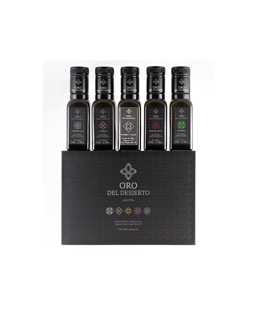Oro del Desierto Gift Box 5 Glass bottles 100 ml. - Oliva Oliva