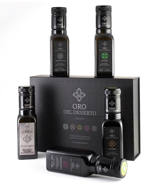 Oro del Desierto Gift Box 5 Glass bottles 100 ml. - Oliva Oliva