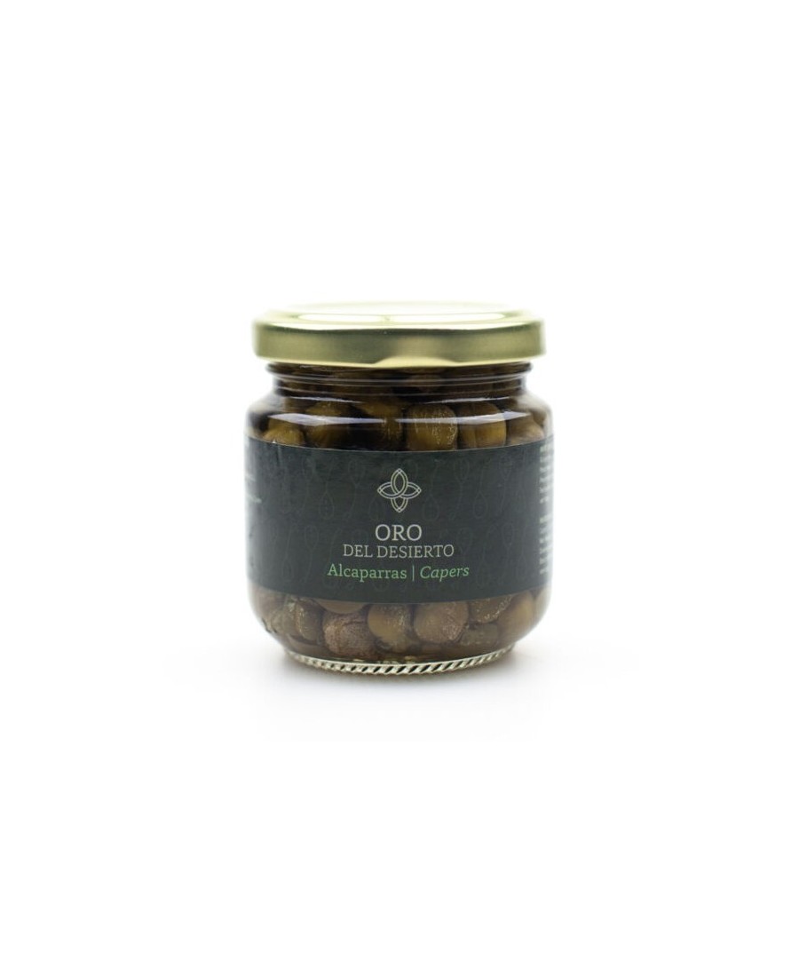 Oro del Desierto Alcaparras Tarro de vidrio 260 gr. - Oliva Oliva