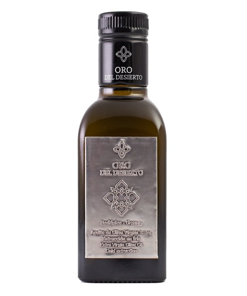 Oro del Desierto Coupage Squared glass bottle 250 ml. - Oliva Oliva