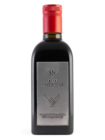 Oro del Desierto Vinagre Balsámico Ecológico - Botella de vidrio 500 ml.