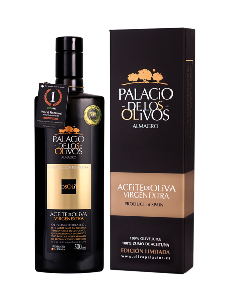 Palacio de los Olivos Picual Etui Bouteille verre 500 ml - Oliva Oliva