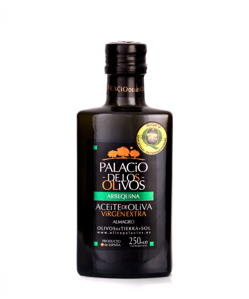 Palacio de los Olivos Arbequina Glasflasche 250 ml. - Oliva Oliva