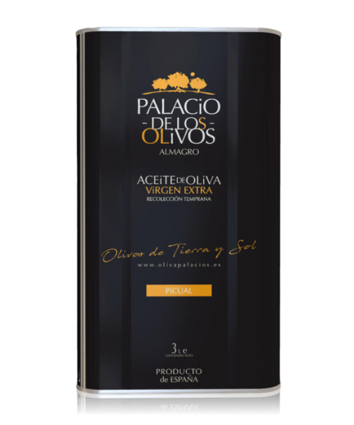 Palacio de los Olivos Picual Bidon métal 3 l. - Oliva Oliva