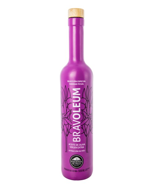 Bravoleum Picual - Bouteille de verre 500 ml.