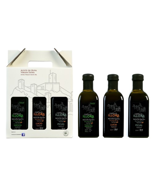 Castillo de Íllora Box 3 Glass bottles 500 ml. - Oliva Oliva