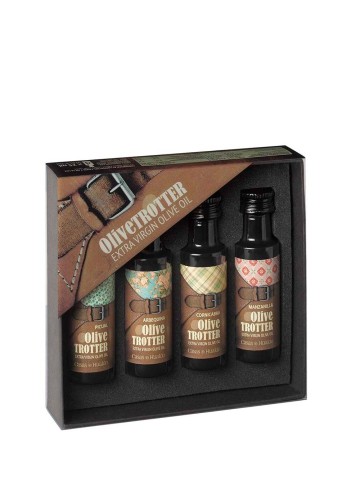 Casas de Hualdo Olive Trotter 25 ml Caisse de 25 ml - Caisse de 4 Bouteilles en verre