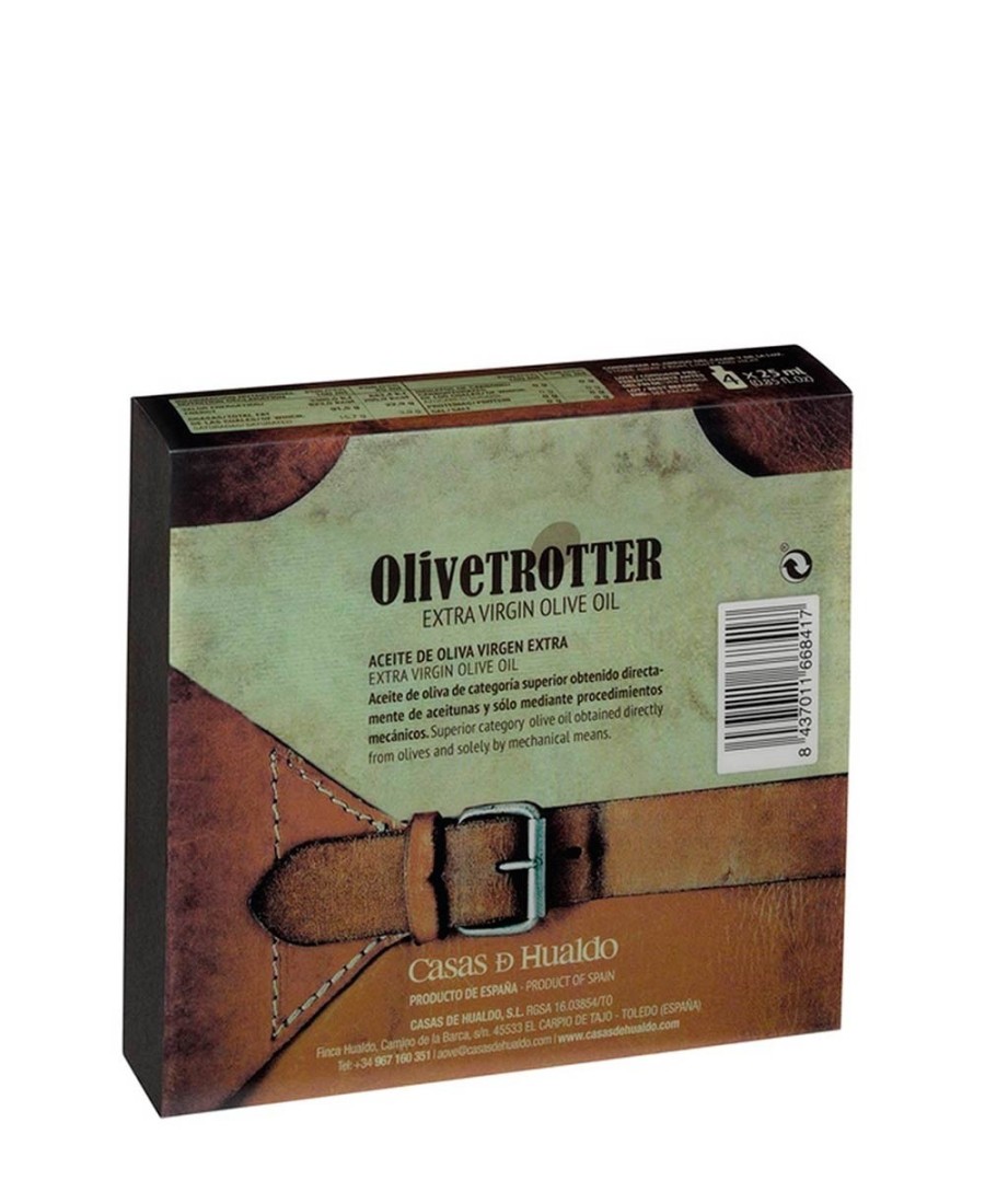 Casas de Hualdo Olive Trotter 25 ml Case - Case of 4 Glass Bottles