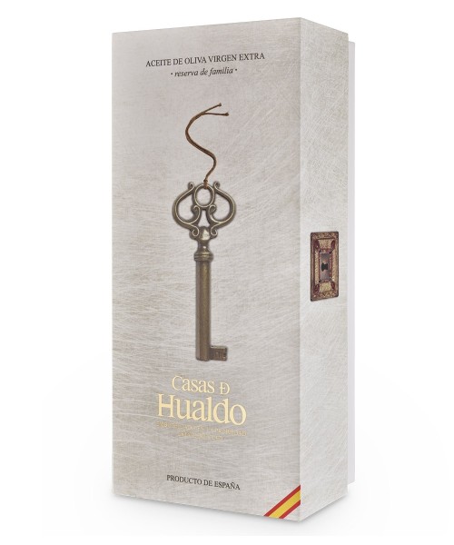 olive oil  casas de hualdo reserva de familia glass bottle 500 ml