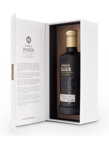 olivenöl  casas de hualdo reserva de familia Glasflasche 500 ml