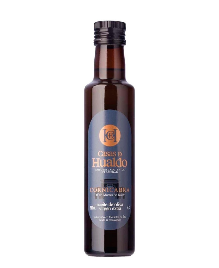 aceite de oliva casas de hualdo cornicabra botella de vidrio de  250ml 
