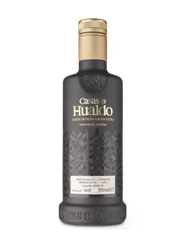 olive oil  casas de hualdo reserva de familia glass bottle 500 ml