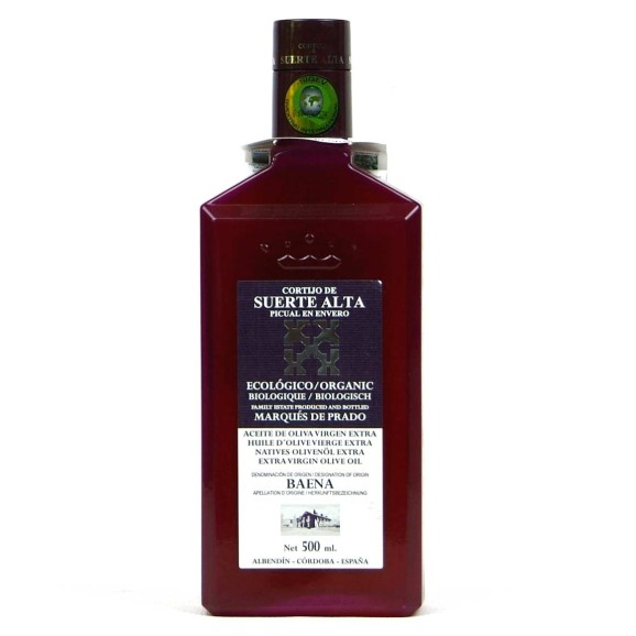 Cortijo de Suerte Alta Picual Botella de vidrio 500 ml. - Oliva Oliva