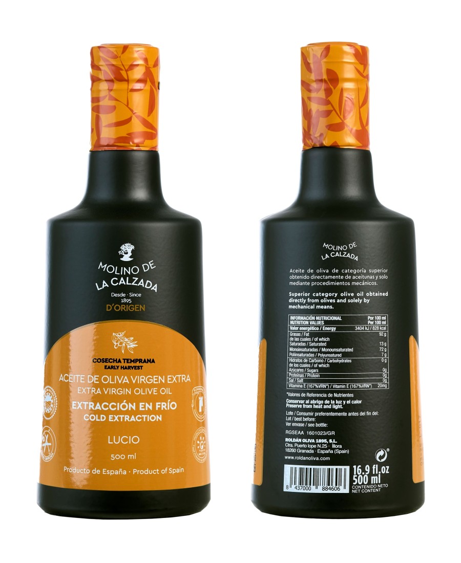 Molino de la Calzada Picual, Arbequina y Lucio 500 ml. - Oliva Oliva