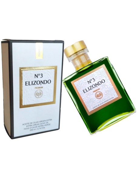 Elizondo Picual Premium Nº3 botella 200 ML con estuche