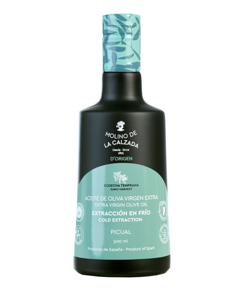 Molino de la Calzada Picual Bell Glasflasche 500 ml. - Oliva Oliva
