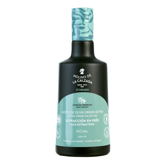 Molino de la Calzada Picual Bell Bouteille en verre 500 ml. - Oliva Oliva
