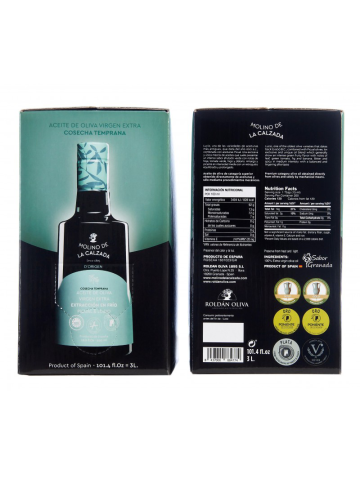 Molino de la Calzada Picual Bell Glass bottle 500 ml. - Oliva Oliva