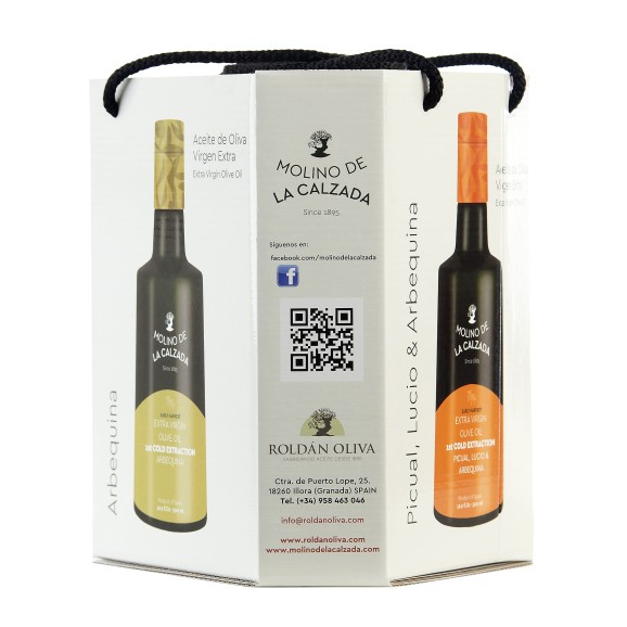 Molino de la Calzada Box of 3 glass bottles 500 ml. - Oliva Oliva