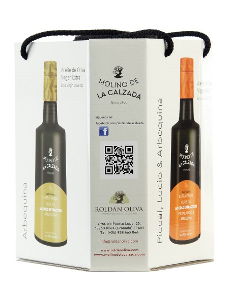 Molino de la Calzada Etui de 3 bouteilles 500 ml. - Oliva Oliva