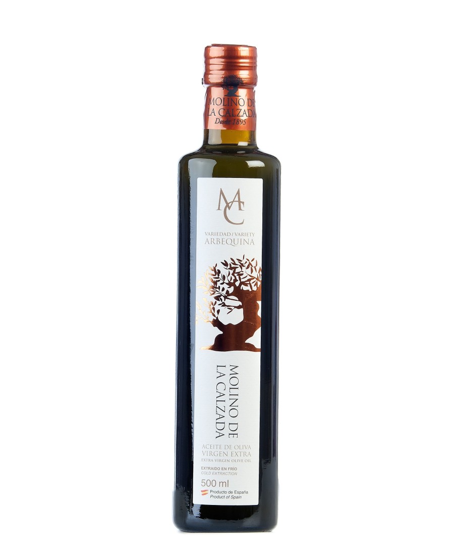 Molino de la Calzada Arbequina Glass bottle 500 ml. - Oliva Oliva