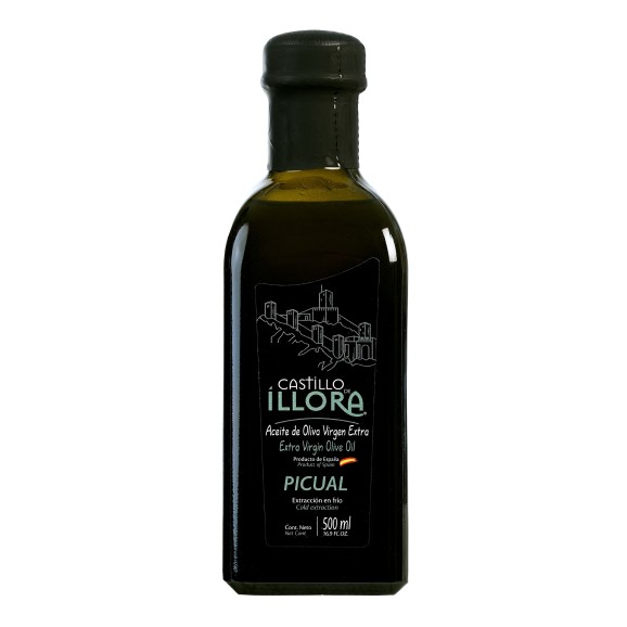 Castillo de Íllora Picual Bouteille verre 500 ml. - Oliva Oliva