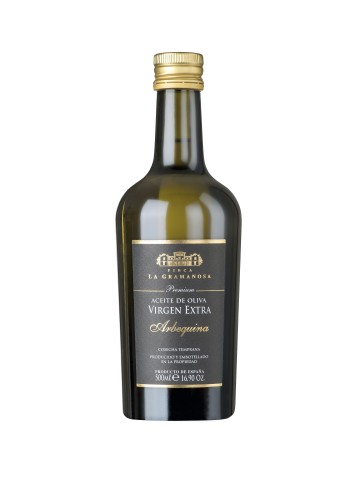 Finca La Gramanosa Arbequina Glasflasche 500 ml. - Oliva Oliva