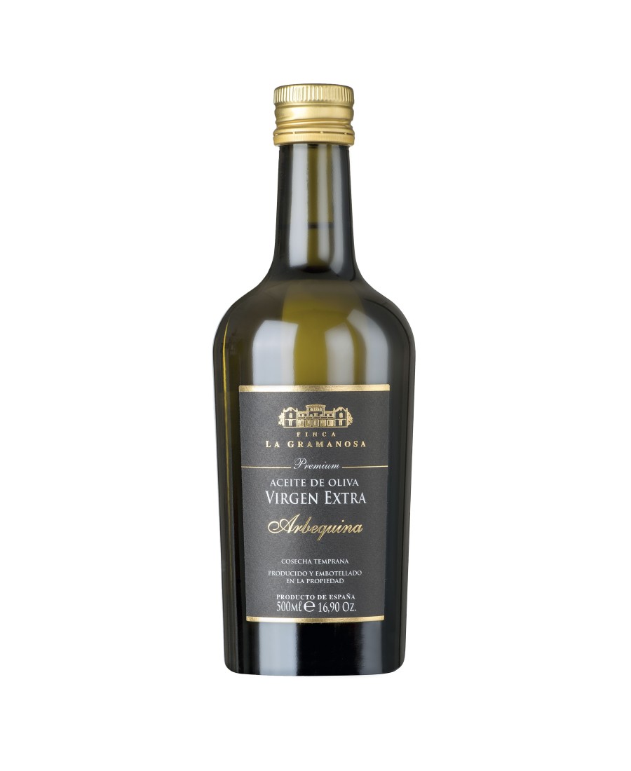 Finca La Gramanosa Arbequina Glass bottle 500 ml. - Oliva Oliva