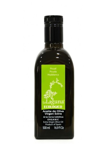 La Laguna Organic - Squared glass bottle 500 ml.