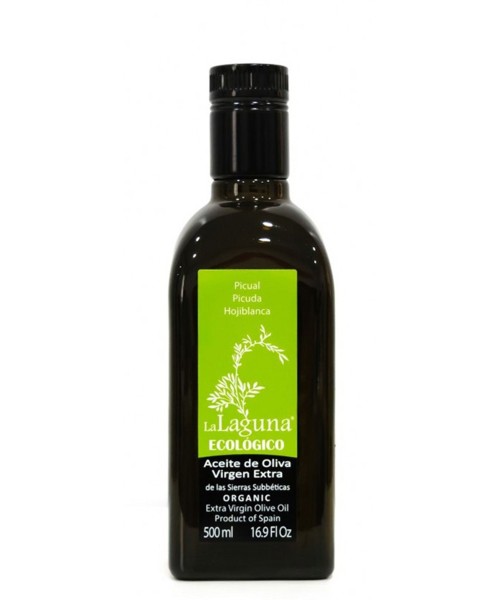 La Laguna Organic - Squared glass bottle 500 ml.