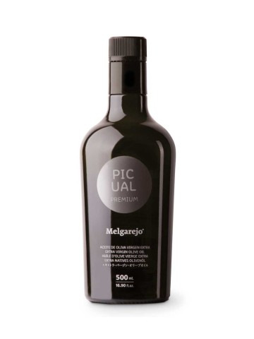 Melgarejo Premium Picual - Bouteille verre 500 ml.