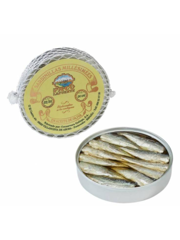 Paco Lafuente Sardines Millésimées in Olive Oil 120 gr. - Oliva Oliva 2