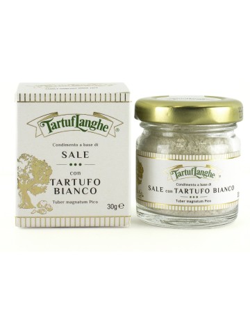 Tartuflanghe Guérande salt with white truffle 30 gr. - Oliva Oliva