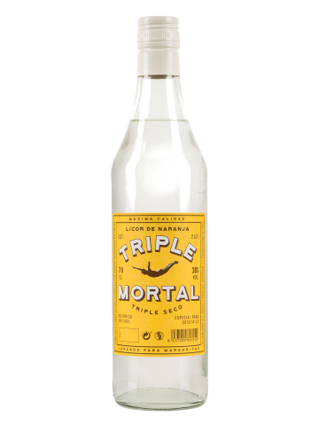 Triple Mortal Triple Seco - Botella de vidrio 700 ml.