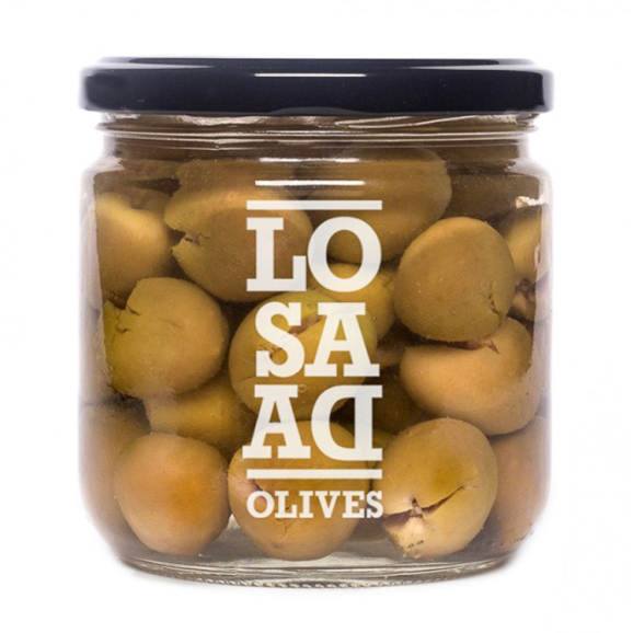 Aceitunas Losada Aloreña Olives Glass jar 345 gr. - Oliva Oliva