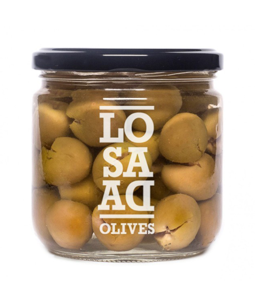 Aceitunas Losada Aloreña Oliven Glas 345 gr. - Oliva Oliva