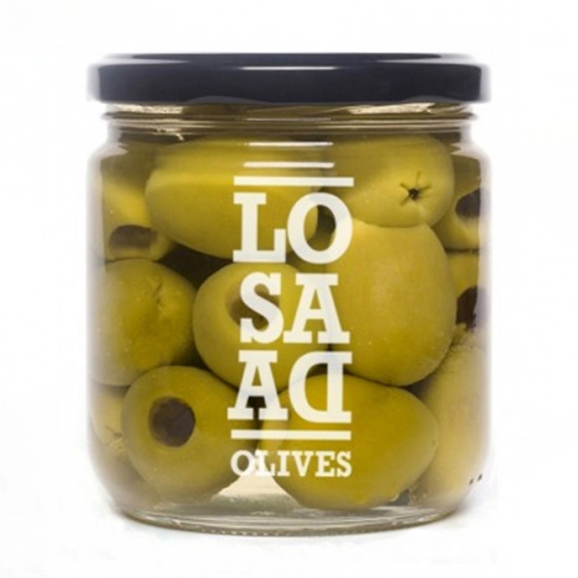 Aceitunas Losada Pitted Gordal olives Glass jar 345 gr. - Oliva Oliva