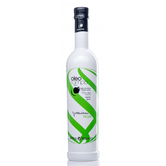 Oleocampo Premium Picual Glass bottle 500 ml. - Oliva Oliva