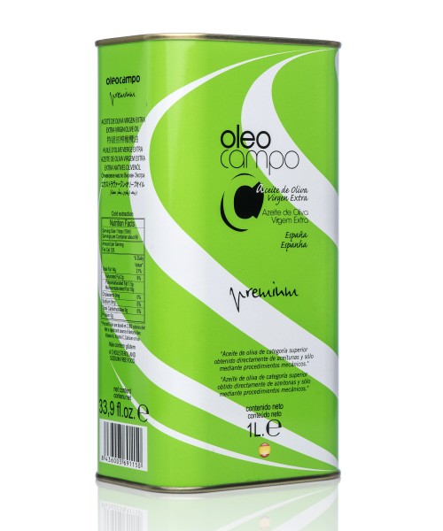 Oleocampo Premium Picual Bidon métal 1 l. - Oliva Oliva