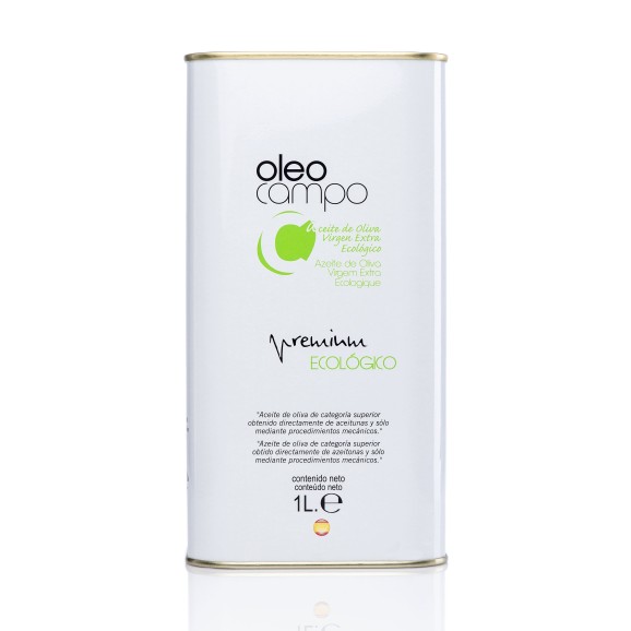 Oleocampo Organic Picual Tin 1 l. - Oliva Oliva