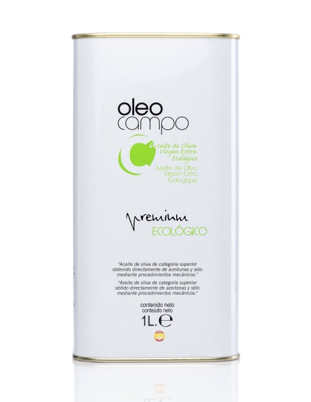 Oleocampo Organic Picual Tin 1 l. - Oliva Oliva