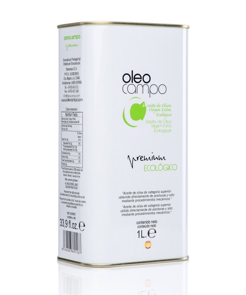Oleocampo Picual BIO Bidon métal 1 l. - Oliva Oliva