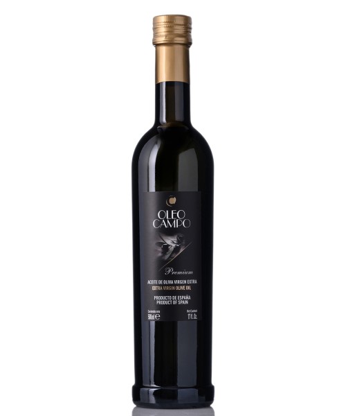Oleocampo Premium Picual Bouteille cylindrique 500 ml. - Oliva Oliva