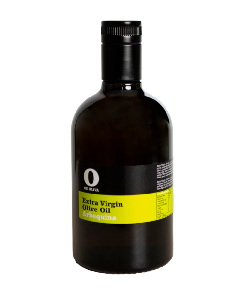 O de Oliva Arbequina Botella de vidrio 500 ml. - Oliva Oliva